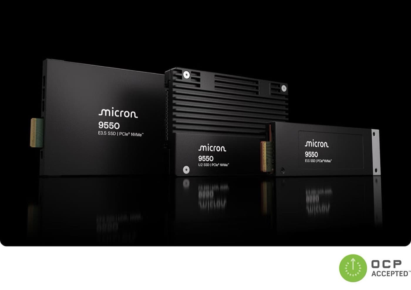 Micron 9550 PRO 7.68TB U.2 PCIe 5.0 NVMe SSD