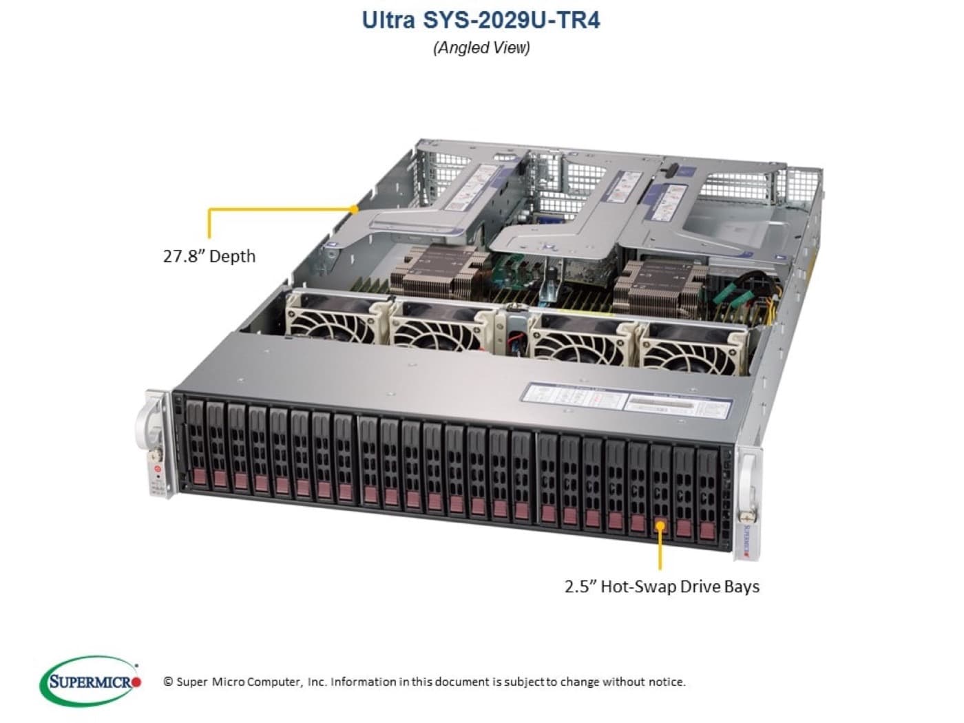 Supermicro SuperServer SYS-2029U Refurbished 2U Ultra Server